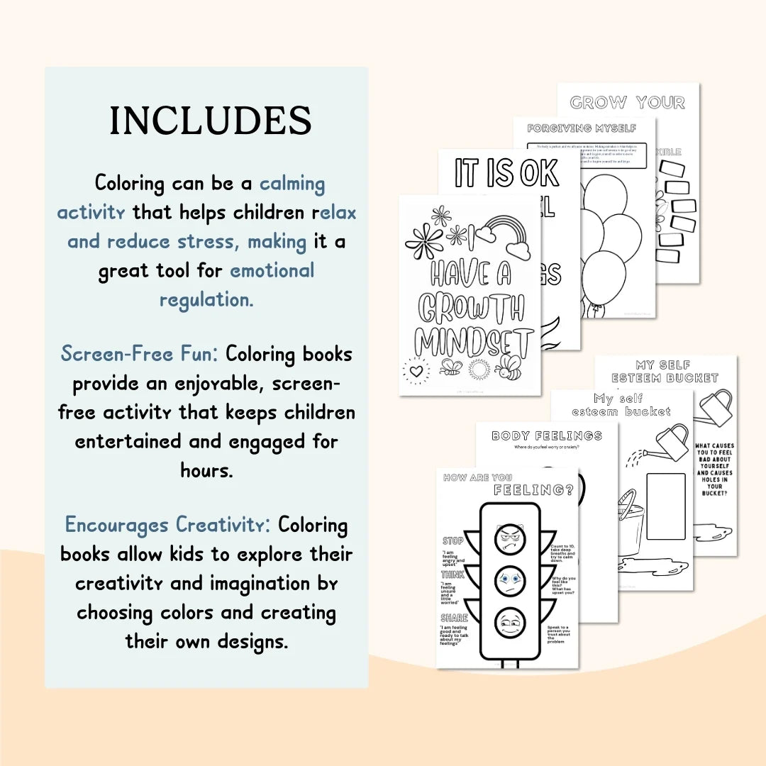 🎨 Art Therapy Bundle – Boost Confidence, Calm & Self-Esteem for children