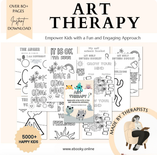 🎨 Art Therapy Bundle – Boost Confidence, Calm & Self-Esteem for children